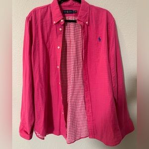 Ralph Lauren Pink Button Down Shirt